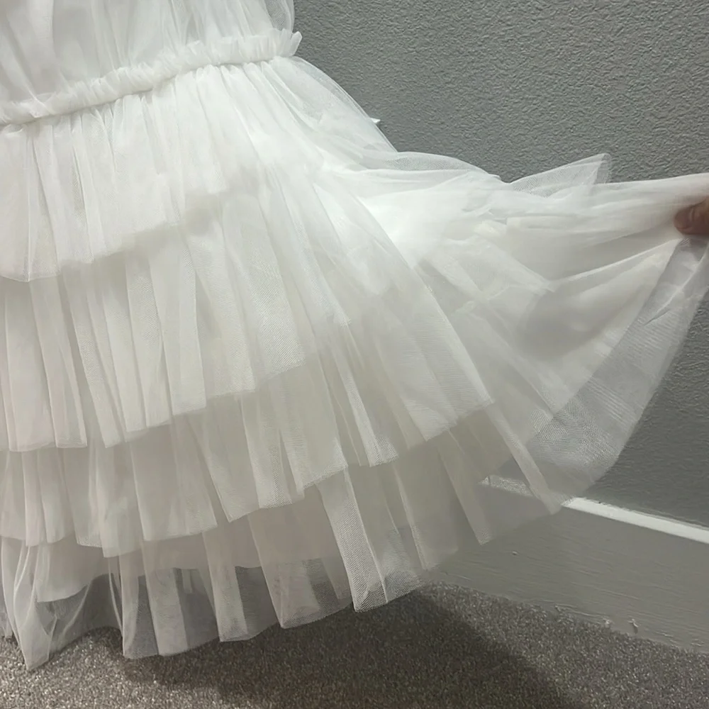 Birdy Grey White Tulle Dress - Picture 4 of 6